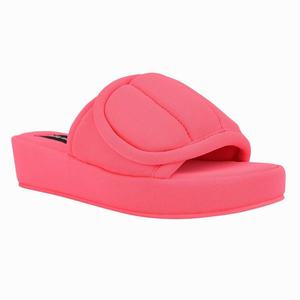 Nine West Lounge Platform Slippers - Pink - Ireland (AD1546820)